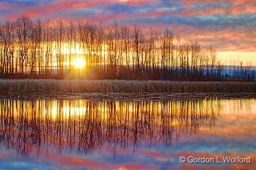 Rideau River Sunrise_00680.jpg - Rideau Canal Waterway photographed near Kilmarnock, Ontario, Canada.